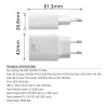 Cargador USB-C y USB-A ACT 20 W con Power Delivery PPS, Quick Charge, GaNFast