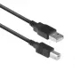 Cable de conexión USB 2.0 ACT macho A – macho B 1 metro negro