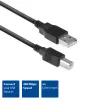 Cable de conexión USB 2.0 ACT macho A - macho B 3 metros