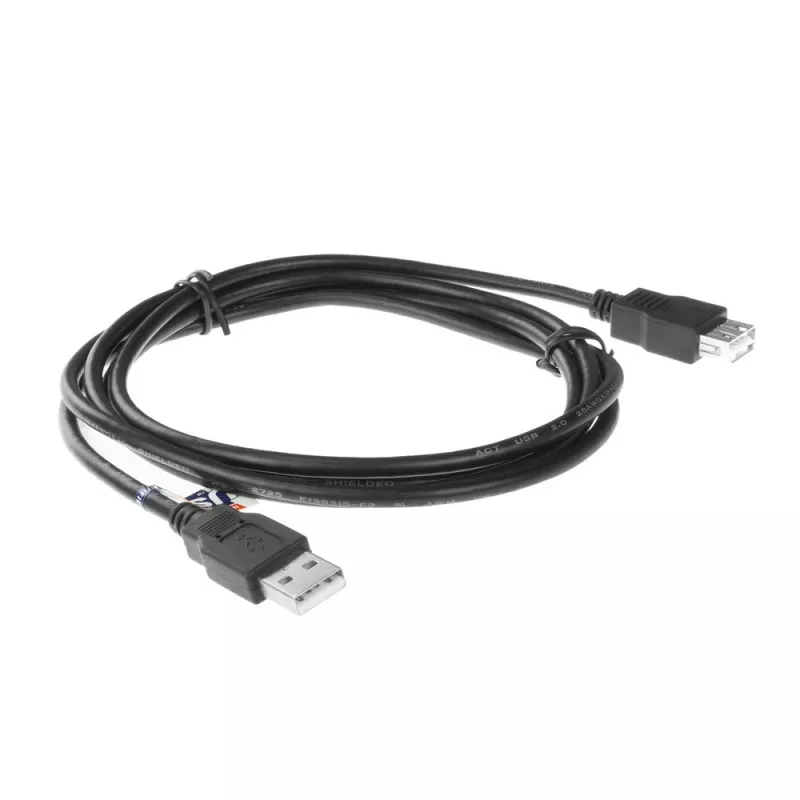Cable alargador USB 2.0 ACT macho A - hembra A 1,8 metros, bolsa zip