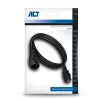 Cable de alimentación C13 C14 negro 1,8 m ACT Powercord