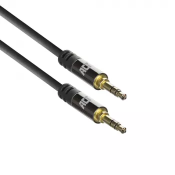 Cable de conexión de audio de alta calidad ACT 10 metros jack estéreo 3,5 mm macho – macho