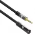 ACT cable de extensión de audio de alta calidad de 5 metros, conector jack estéreo de 3,5 mm macho a hembra