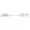 ACT Black cable de red U/UTP CAT6 de 2,0 m con conectores RJ45