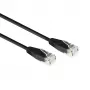 ACT Black cable de red U/UTP CAT6 de 15,0 metros con conectores RJ45