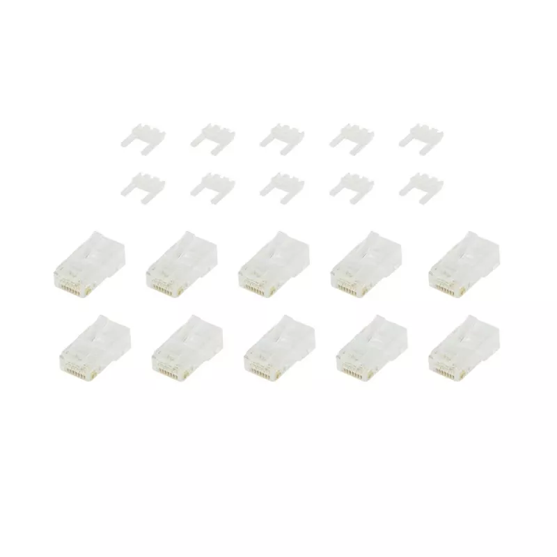 Conector modular RJ-45 CAT6 ACT, 10 uds.