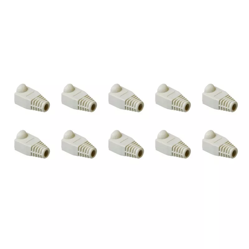 Pasacables UTP ACT, RJ45, pasacables, gris, RJ45, 10 unidades