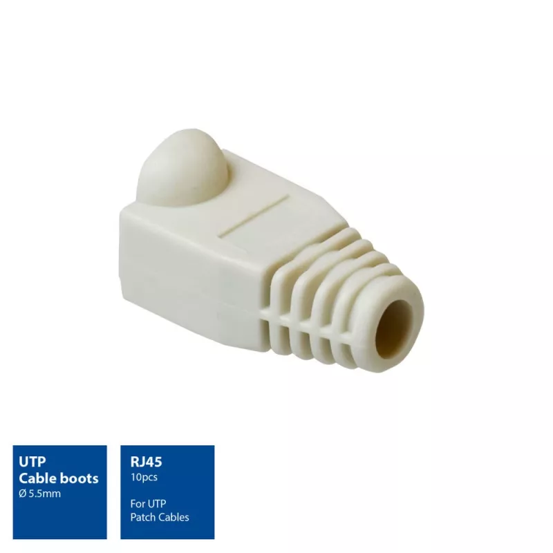 Pasacables UTP ACT, RJ45, pasacables, gris, RJ45, 10 unidades