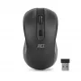 ACT AC5105 ratón inalámbrico ambidiestro, negro