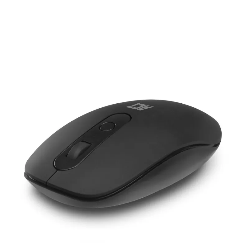 Ratón inalámbrico ACT 1200 DPI, ambidiestro, RF inalámbrico, 1200 DPI, negro