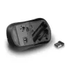 ACT AC5125 ratón inalámbrico, ambidiestro, 1600 DPI, negro