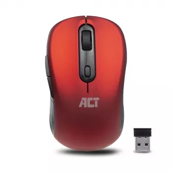 ACT AC5135 ratón inalámbrico, ambidiestro, 1600 DPI