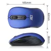 ACT AC5140 ratón inalámbrico ambidiestro, 1600 DPI, RF Wireless, azul/negro