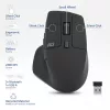 Ratón inalámbrico multi-conexión ACT con Bluetooth o receptor USB-A, 2400 DPI con clic silencioso, ecológico