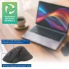 Ratón inalámbrico multi-conexión ACT con Bluetooth o receptor USB-A, 2400 DPI con clic silencioso, ecológico