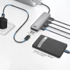 Hub USB ACT AC6125 3.2 Gen 1 Type-A 5000 Mbit/s gris