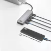 Hub USB ACT AC6125 3.2 Gen 1 Type-A 5000 Mbit/s gris