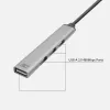 Hub USB 2.0 ACT AC6225 480 Mbit/s gris aluminio