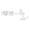 Hub USB 3.2 Gen 1 ACT AC6300 Type-A 5000 Mbit/s negro
