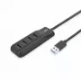 Hub de interfaces ACT AC6320 USB 3.2 Gen 1 (3.1 Gen 1) Type-A 5000 Mbit/s negro