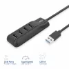 Hub de interfaces ACT AC6320 USB 3.2 Gen 1 (3.1 Gen 1) Type-A 5000 Mbit/s negro