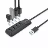 Hub de interfaces ACT AC6320 USB 3.2 Gen 1 (3.1 Gen 1) Type-A 5000 Mbit/s negro