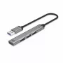 Hub USB 3.2 Gen 1 ACT AC6325 Type-A 5000 Mbit/s gris