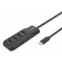 Hub de interfaces ACT AC6420 USB 3.2 Gen 1 (3.1 Gen 1) Type-C 5000 Mbit/s negro