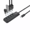 Hub de interfaces ACT AC6420 USB 3.2 Gen 1 (3.1 Gen 1) Type-C 5000 Mbit/s negro