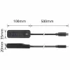 Hub de interfaces ACT AC6420 USB 3.2 Gen 1 (3.1 Gen 1) Type-C 5000 Mbit/s negro