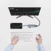 Adaptador multipuerto USB-C 4K ACT para 2 monitores HDMI, puerto de datos USB-A