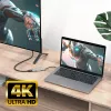 Adaptador multipuerto USB-C 4K ACT para 2 monitores HDMI, puerto de datos USB-A