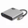 Adaptador multipuerto USB-C ACT para 1 monitor HDMI, 1x USB-A, PD pass-through