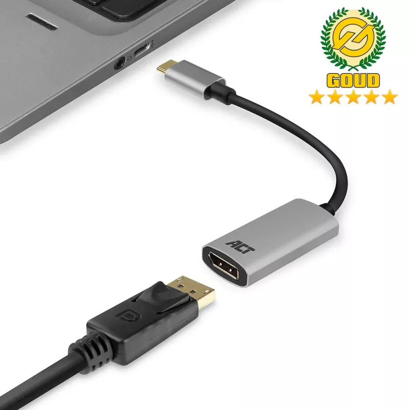 Adaptador USB-C a DisplayPort ACT AC7030