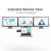 Docking station USB-C 4K ACT, para 2 o 3 monitores HDMI/DisplayPort, DisplayLink