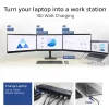 Docking station USB-C 4K ACT, para 2 o 3 monitores HDMI/DisplayPort, DisplayLink