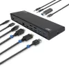Docking station USB-C 4K ACT, para 2 o 3 monitores HDMI/DisplayPort, DisplayLink
