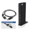 Docking station universal USB-C o USB-A ACT, para 2 monitores HDMI, DisplayLink