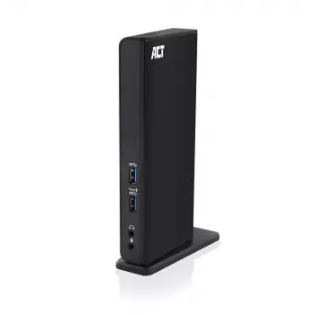 Docking station universal USB-C o USB-A ACT, para 2 monitores HDMI, DisplayLink
