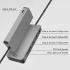 Hub USB-C 3.0 ACT, 3x USB-A, lector de tarjetas, PD pass-through