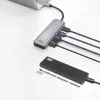 Hub USB 3.2 Gen 1 Type-C ACT AC7072 5000 Mbit/s negro gris
