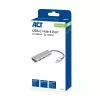 Hub USB 3.2 Gen 1 Type-C ACT AC7072 5000 Mbit/s negro gris