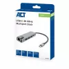 Docking station USB-C 4K ACT para 1 monitor HDMI, Ethernet, USB-A, PD pass-through