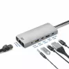 ACT AC7095 base de conexión USB-C, USB 3.2 Gen 1, con cable, gris