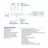 ACT AC7095 base de conexión USB-C, USB 3.2 Gen 1, con cable, gris
