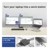 Docking station universal USB-C 4K ACT, para 2 monitores HDMI/DisplayPort, DisplayLink, diseño compacto