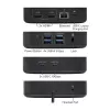 Docking station universal USB-C 4K ACT, para 2 monitores HDMI/DisplayPort, DisplayLink, diseño compacto
