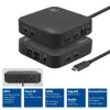 Docking station universal USB-C 4K ACT, para 2 monitores HDMI/DisplayPort, DisplayLink, diseño compacto