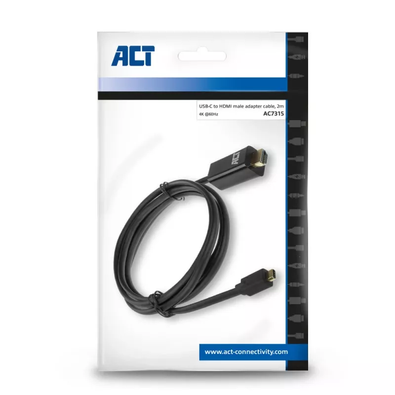 Cable USB-C a HDMI ACT AC7315 2 metros