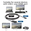 Cable USB-C a HDMI ACT AC7315 2 metros